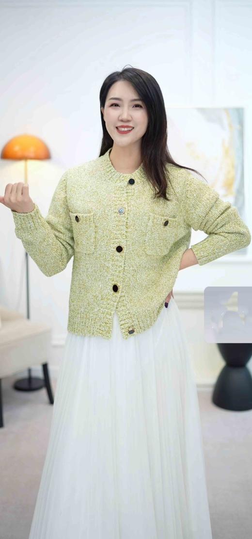 春日柔序|温柔香风贴袋针织开衫 商品图7