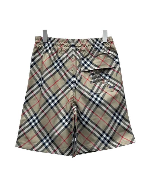 男款格纹刺绣短裤zh007 商品图1