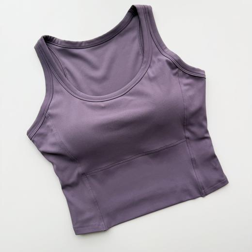 壁虎瑜伽【2603SY512】宽肩带固定杯背心【5天发货】（一体式胸垫） 商品图7