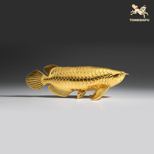 铜师傅《金龙鱼》客厅桌面铜摆件 家居装饰工艺品 商品图2