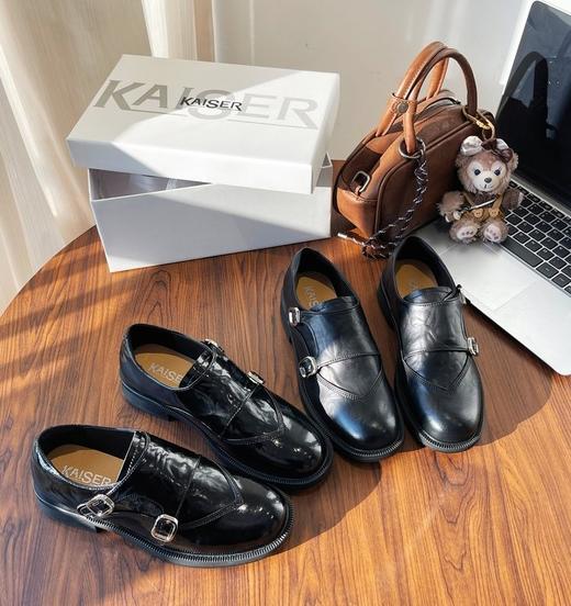 【新款英伦风乐福鞋】内里透气，四季都可穿！低跟舒适行走一天不累脚！随手搭配针织裙、西装外套、牛仔裤都好看！【KH-J】 商品图0