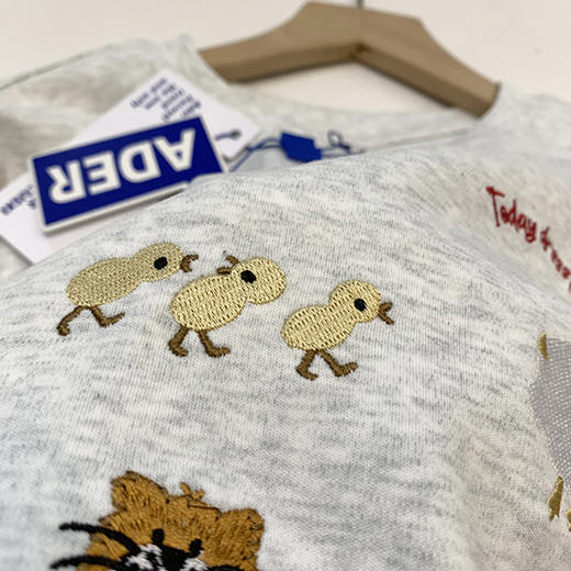 特价出！少量！ADER卡通刺绣短袖T恤~ 商品图12