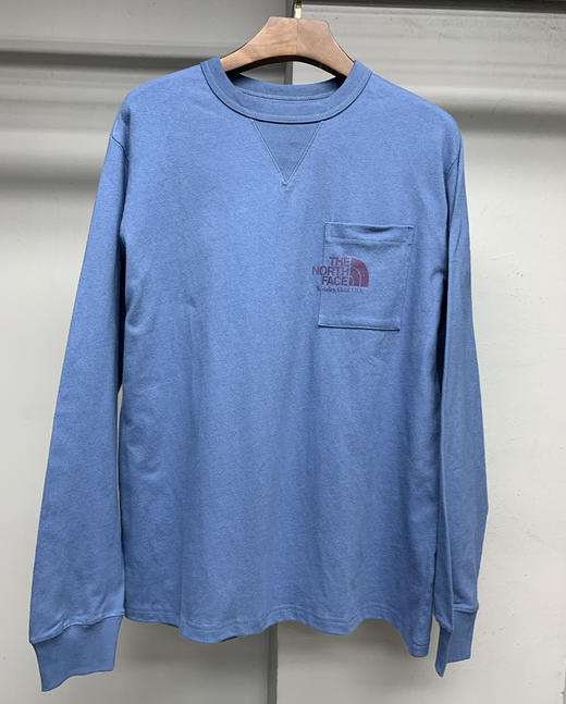 日单北面紫标口袋卫衣打底衫长袖 商品图6