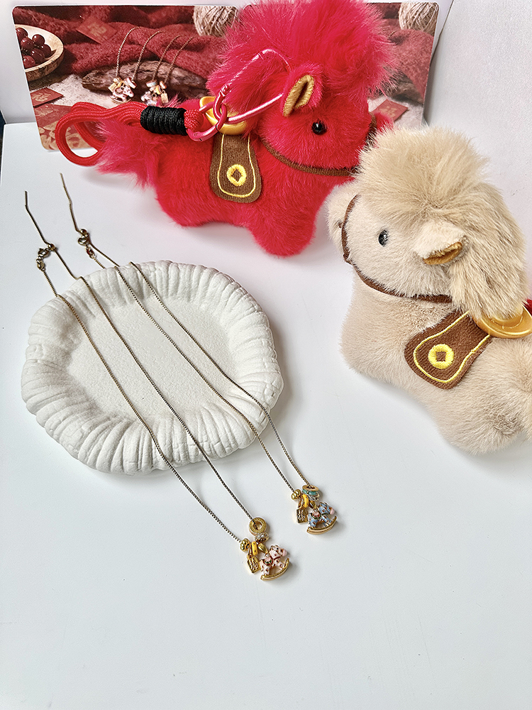 THS-无 爱马家 福马限定项链 福马项链赠送福马挂件 2色 CU1342