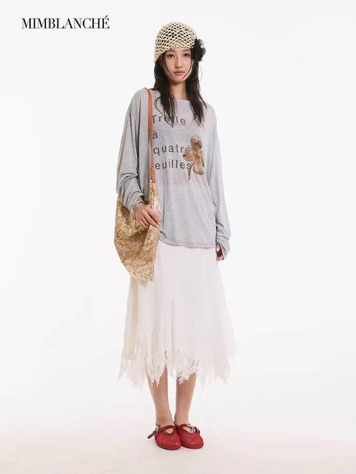 F0318115可穿防晒衣两用穿四叶草透气舒适宽松长袖T恤 商品图7