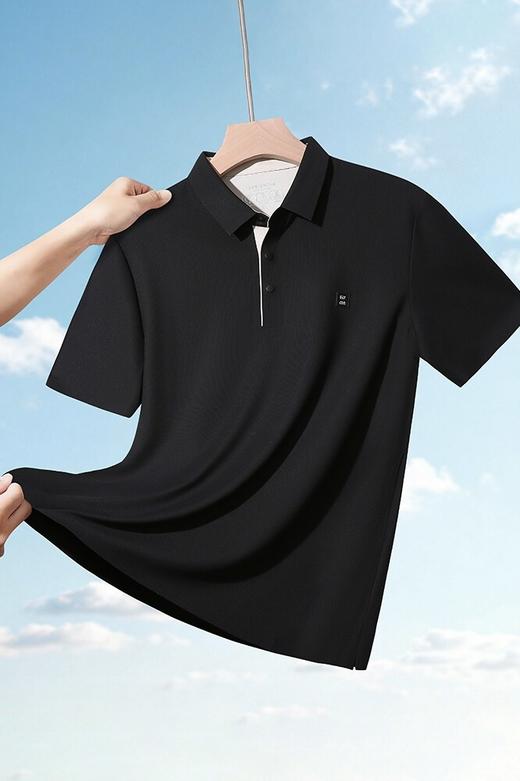 【DK】大依优型大码男装夏季polo领短袖T恤冰丝速干透气百搭短袖上衣 商品图5