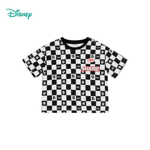 迪士尼妙趣之旅宽松米奇花版短袖T恤222DS0573 商品图5