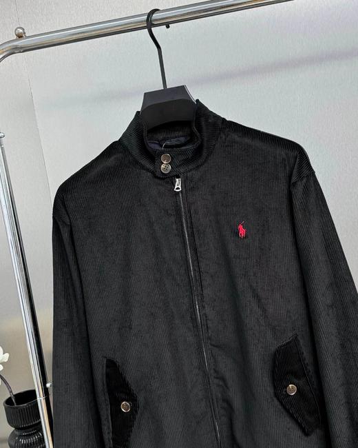 F031810翻领拉链防风设计宽松版休闲百搭复古胸前刺绣工艺外套 商品图12