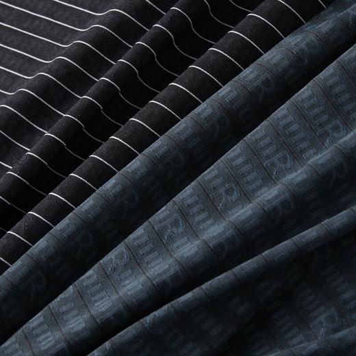 【DK】大依优型大码男装夏季商务休闲条纹POLO衫短袖冰丝透气短袖上衣 商品图3