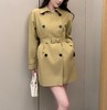 女款刺绣腰带风衣外套zh010 商品缩略图3