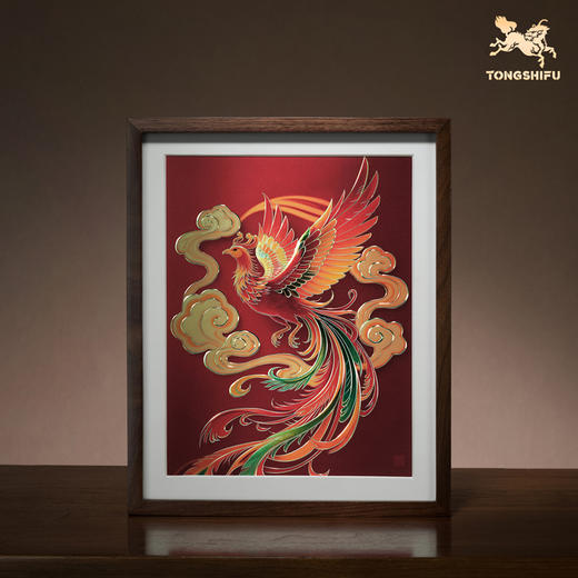 铜师傅 手工錾刻 铜雕画《福禄大吉（桌面）系列》办公室装饰画 商品图5