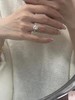F031812没有女孩子能拒绝闪闪发亮莫桑钻小方糖戒指 商品缩略图13