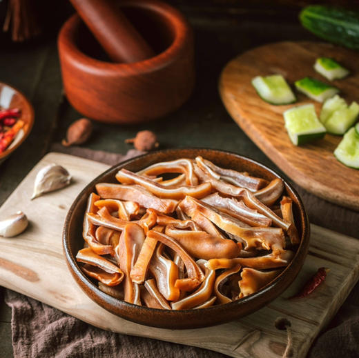 泰祥-宝竹酱卤猪蹄+酱卤猪耳朵+酱卤猪头肉组合装，小火慢炖，咸淡适中，入口筋皮软糯，老少皆宜，抽气密封包装，携带方便，吉祥如意熟食礼盒 商品图10