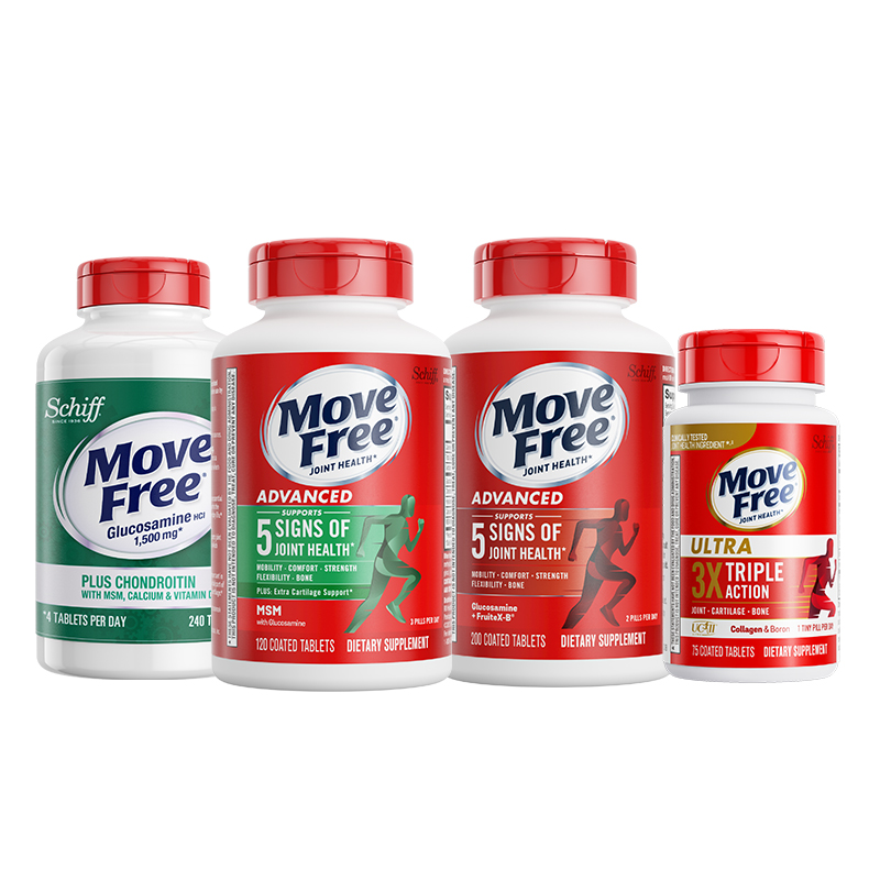 【山水专属】Move Free益节 维骨力氨糖软骨素骨胶原