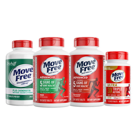 【山水专属】Move Free益节 维骨力氨糖软骨素骨胶原 商品图0