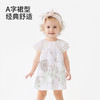 【联名款】英氏&Happy Horse儿童连衣裙夏季女童飞袖小白裙 商品缩略图4