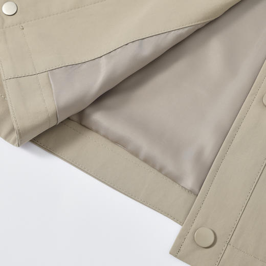 GXG男装26春季日常通勤经典翻领简约百搭工装休闲男式短款夹克K&C 商品图11