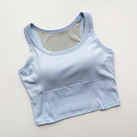 壁虎瑜伽【2603SY512】宽肩带固定杯背心【5天发货】（一体式胸垫） 商品图6