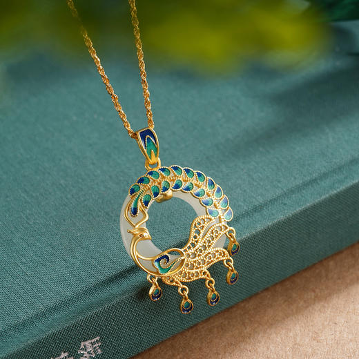 子佩集S925银【凤舞九天】套链项链【DZ05802】纯银国潮和田玉2509 商品图1