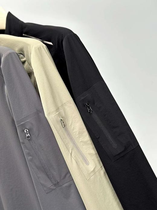 F031878新款半拉链四面高弹高品质多层次叠穿健身运动打底衫 商品图3