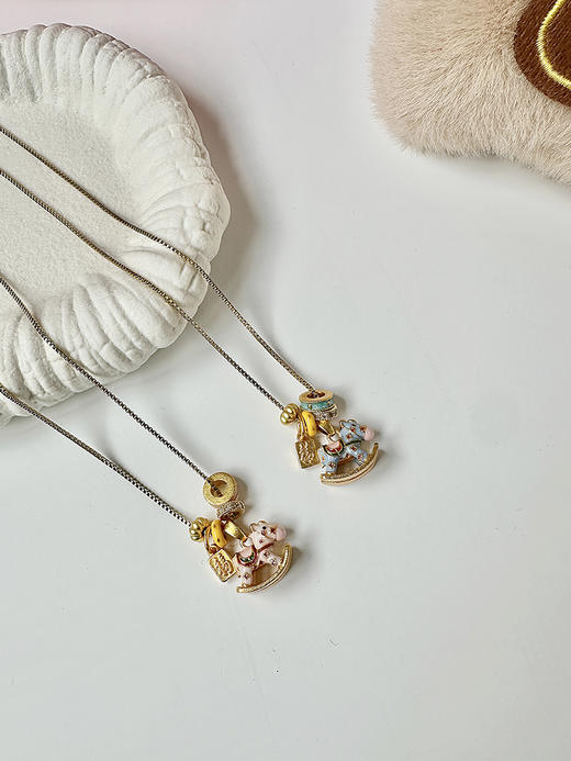 THS-无 爱马家 福马限定项链 福马项链赠送福马挂件 2色 CU1342 商品图1