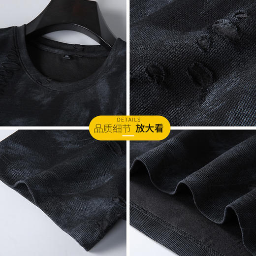 【DK】大依优型大码男装夏季印花短袖T恤圆领休闲棉质百搭短袖上衣 商品图1