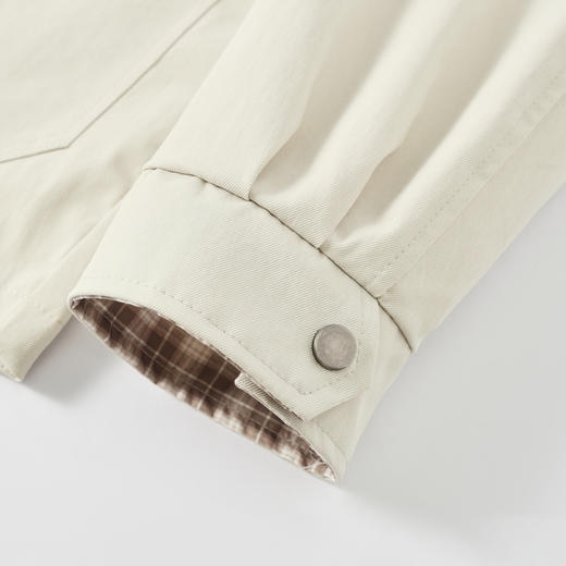 GXG男装【多口袋】26春季时尚潮流翻领撞色工装休闲男式夹克K&C 商品图11