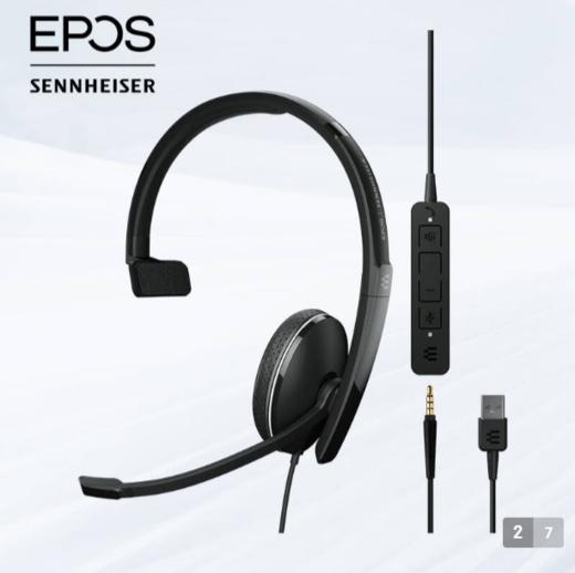 森海塞尔EPOS头戴式网络会议/网课耳机 商品图1