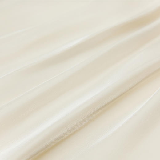 PURE TOUCH女装26春夏新款水银纱短袖上衣珠光圆领抽褶飞袖半袖衫 商品图2