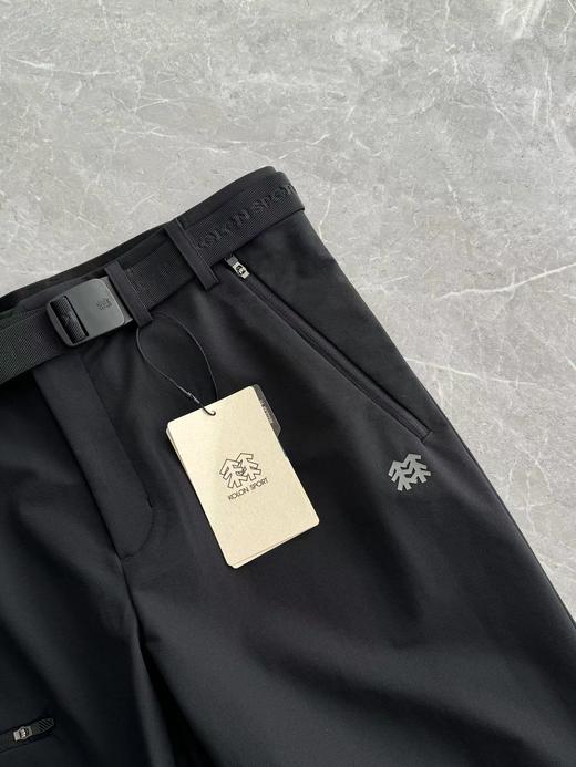 F0318108户外软壳裤修身剪裁四面弹力防泼水防风男士长裤 商品图5