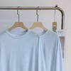 F031883夏日氧气薄荷蓝~ 新款法式莱赛尔天丝面膜t长袖上衣 商品缩略图2