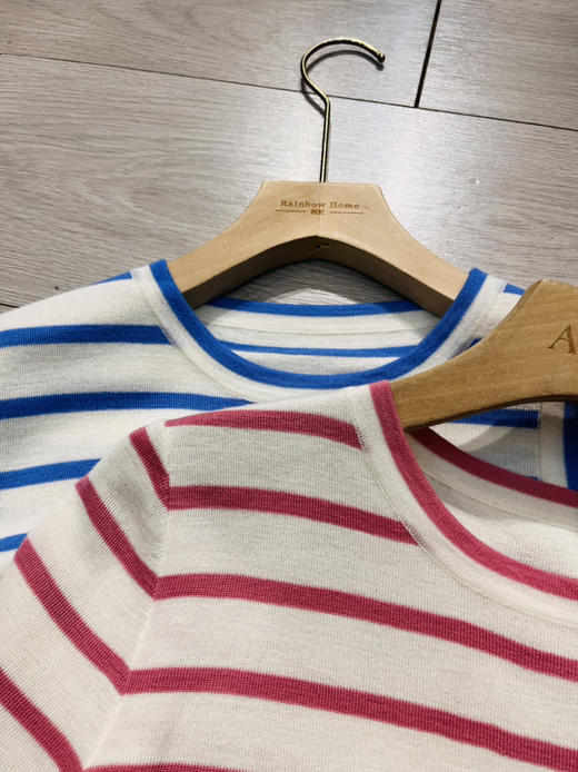 原单新款撞色条纹针织上衣 商品图8