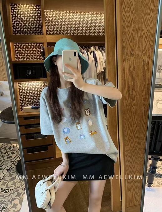 特价出！少量！ADER卡通刺绣短袖T恤~ 商品图3