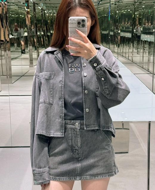 女款棉牛仔外套裙裤套装he002 商品图4