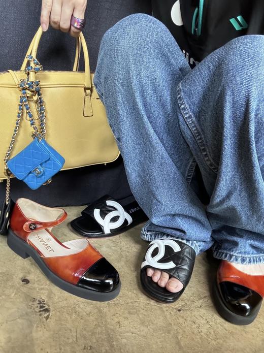 香奈儿 中古拖鞋康鹏系列 商品图9