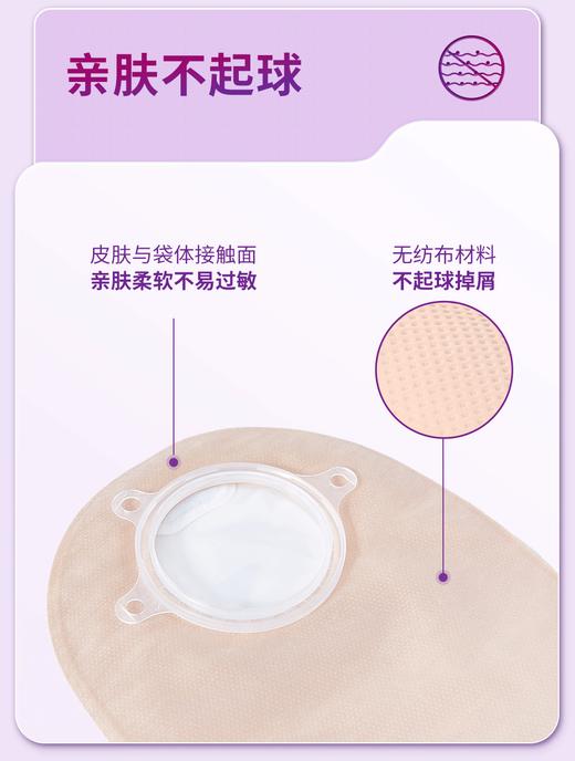 康维德舒洁两件式滤片式开口大便造口袋 416416/416417/416419/416420 商品图4