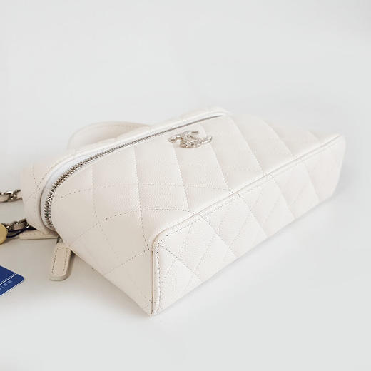 【闲置】CHANEL香奈儿AP4854 B21489 1060125B白色银扣荔枝牛皮星星LP盒子包手提单肩包女士160326AK30 商品图6