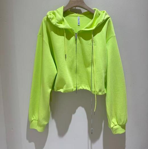 NC连帽拉链长袖卫衣外套60115（绿）春季161011870321 商品图3