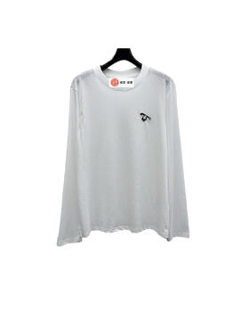 女款全棉宽松刺绣长袖T恤ba020