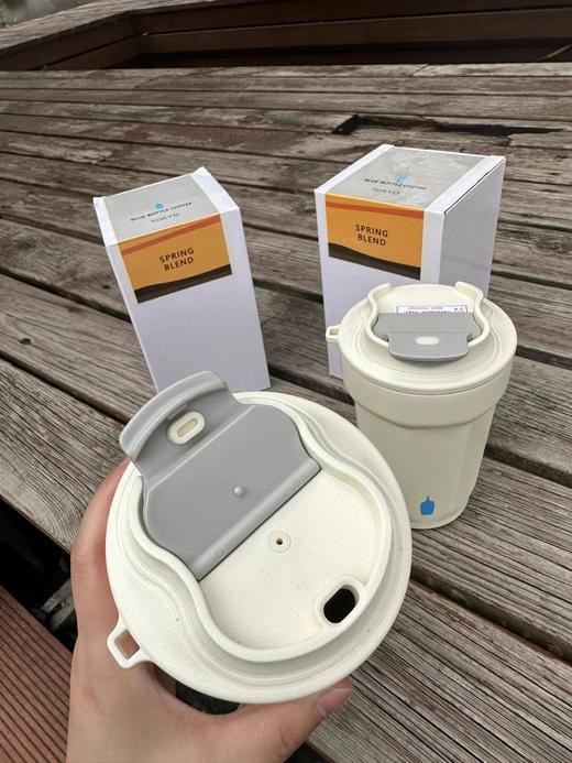 F031815小蓝瓶水杯便携户外女密封陶瓷内胆保温咖啡杯 商品图10