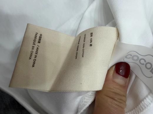 F0318113女装2026春季新款棉针织布T恤撞色圆领休闲短袖 商品图14