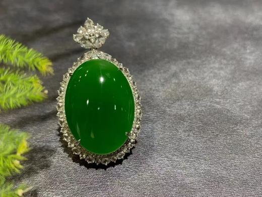 【御珠宫坊·传藏系列】金镶碧玉吊坠 商品图3