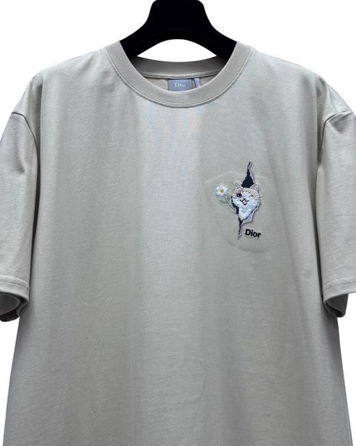 中性款立体刺绣短袖T恤zh010 商品图2