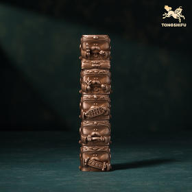 铜师傅《五神盘金阙》中式创意铜摆件 客厅装饰艺术品