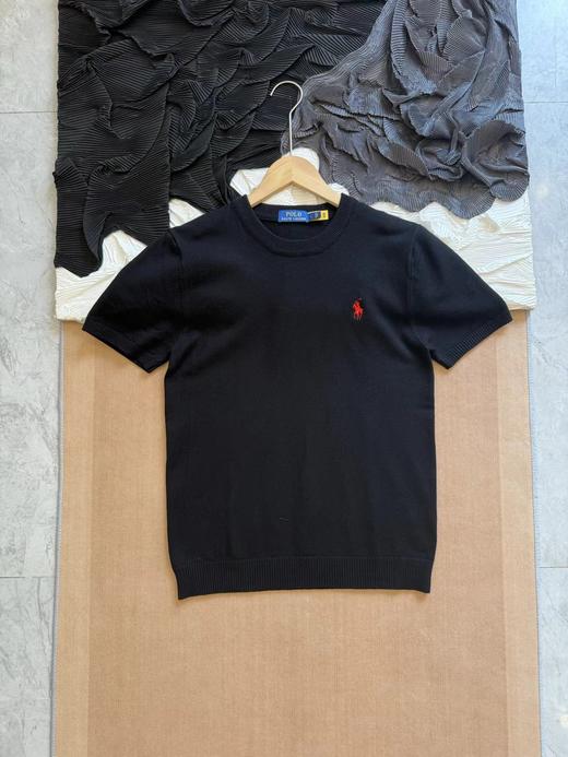 F031863四色可选百搭耐看小马刺绣四色亲肤透气针织短袖T恤 商品图5