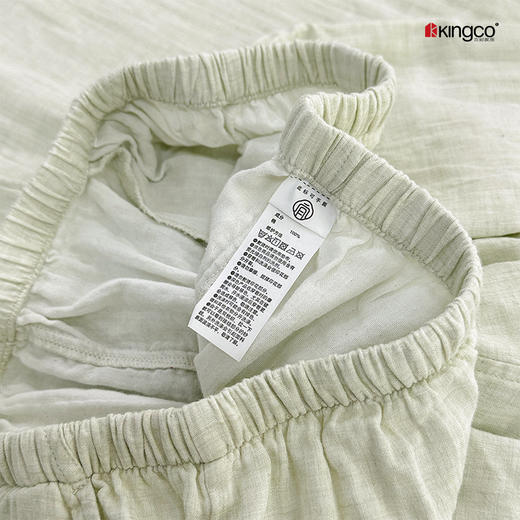 KINGCO新款家居服--双层纱   棉小方 商品图3