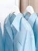 F031884春夏新款苎麻棉宽松排扣轻薄通透苎麻薄荷Baby蓝衬衫 商品缩略图4