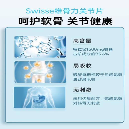 Swisse氨糖维骨力1500mg 180粒/瓶★ 商品图5