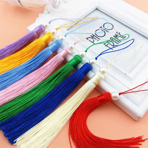 DIY手工材料0068大珍珠混色流苏 5根装 商品图1