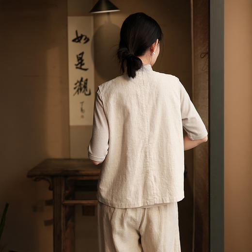 （3-5天发货） 苎麻马甲 商品图2